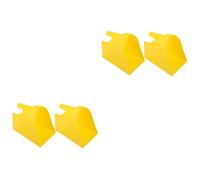 TOYANDONA 2 Series Pala De Alimentación Para Ganado Pala De Plástico Resistente Para Alimentos De Aves Herramienta De Con Diseño De Plano Para Distribución De Ganadería 2 Piezas*2