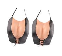 TOYANDONA 2 Uds Chaleco De Pecho De Simulación Simulación De Pechos Cosplay Chaleco De Simulación Simulación De Pechos Femeninos Ropa De Fiesta De Graduación
