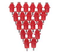 TOYANDONA 20 Bebederos Automáticos para Pollos Tetina de Resorte Ahorro de Agua Aptos para Aves de Corral y Pollitos Instalación Flexible Ideales para Granjas Grandes y Pequeñas