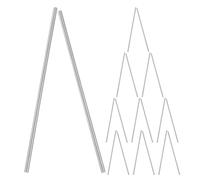 TOYANDONA 20 Clavijas de Bloqueo para Crochet de Metal 2X150 MM Alfileres para Tablero de Bloqueo de Tejido Accesorios para Tejer y Bloquear Proyectos de Punto Kit de 20 Piezas para