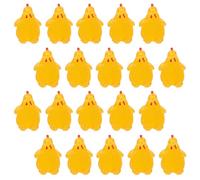 TOYANDONA 20 Figuras De Jardín En Miniatura Pollitos De Resina Juguetes De Animales De Resina Figuras De Pollitos Mini Mini