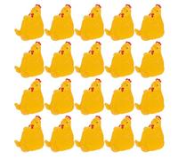 TOYANDONA 20 Figuras De Pollo En Miniatura Figuras De Animales Mini Estatua De Resina