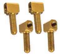 TOYANDONA 20 Piezas accesorios amarillos partes de instrumentos de violonchelo violín tornillo de repuesto para violonchelo partes de viola reparar arco accesorios para varillas herramienta