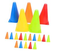 TOYANDONA 20 Piezas Conos de Entrenamiento para Fútbol y Baloncesto de Conos de Plástico para Ejercicios de Agilidad y Señalización Equipos de Entrenamiento Versátiles y Duraderos