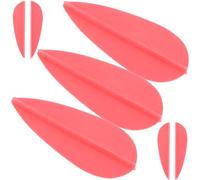 TOYANDONA 20 Piezas de de Plástico Reutilizables para Arquería Accesorios de Flechas para Práctica y Diseño Equilibrado y Estable Rojo