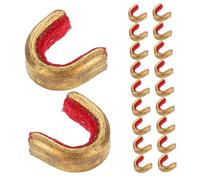 TOYANDONA 20 Piezas Kit Clips para Cuerda de Arco y Pinzas de para Arcos Compuestos y Recurvos Accesorios Esenciales para Tuning de y Flechas