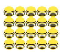 TOYANDONA 20 Piezas Pelota de Golf de Práctica Interior Arcoíris Eva | 42 Mm, Flexible y Suave, para Práctica en Casa o Approach Shot