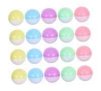 TOYANDONA 20 Piezas Recipiente de concha de gas capsulas para maquina expendedora de chicles bolas de plastico rellenables recipiente de goma Recipiente pequeño capsulas vacias el plastico
