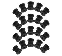 TOYANDONA 20 Unidades Bola Amortiguadora de Goma Id4mm para Cuadricóptero | Estabilidad para Tomas Aéreas, Amplia Compatibilidad, Montaje Rápido Exterior, Color Negro