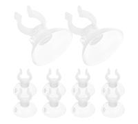 TOYANDONA 20 Unidades Clip para Tubo de Agua Ventosa para Peceras, Soporte Abs de Fijación Segura y Fácil Instalación para Acuario y Tanque de Peces