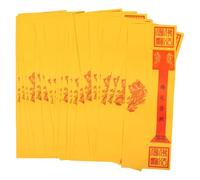 TOYANDONA 20 Unidades Papel de Símbolos de Oración Taoísta para Altar, Accesorios para Rituales y Celebraciones, Color Amarillo, Incluye Instrumentos Taoístas a Juego