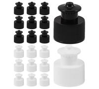 TOYANDONA 20 Unidades Tapón de Botella Deportiva de Plástico Resistente Diseño de Extracción Manual y Cierre Seguro para Botellas de 24mm Adecuado para Sesiones de Gimnasio y Actividades al