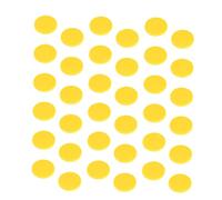 TOYANDONA 200 Piezas Fichas de Aprendizaje Coloridas de Bolsa Contadores Redondos de Plástico para Bingo y Matemáticas Casa y Escuela Amarillo