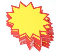 TOYANDONA 200 Unidades Etiquetas de Precios en Papel para Supermercados y Tiendas Minoristas, Carteles de Precios Escritos a Mano para Exhibición Clara y Práctica