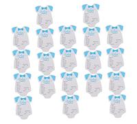 TOYANDONA 20piezas Tarjetas Adhesivas Del Para Nuevos Tarjetas De Predicción y Para Fiestas De Shower Recuerdos Para Shower Artículos Para Fiestas Infantiles