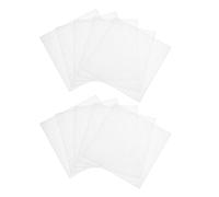 TOYANDONA 20x20 Cm de Malla Cuadrada de Plástico Blanco 10 Láminas Rejilla Precisa Resistente a Deformaciones para Bordado y Punto de Cruz para Manualidades en Casa