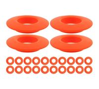 TOYANDONA 24 Piezas Anillos Antigoteo de Repuesto para Kayak y Sup, Protectores de Agua de PVC Resistentes al Impacto, Accesorios para en Deportes Acuáticos Profesionales