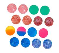 TOYANDONA 24 piezas Bolas Rebotadoras Coloridas para Pack de Saltarinas de Caucho Juguetes Infantiles para Fiestas y Carnaval Alta Elasticidad y Resistencia