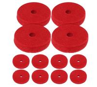 TOYANDONA 24piezas Kit De Arandelas De Fieltro Para Platillos Almohadillas De Fieltro De Doble Capa Accesorios De Repuesto Para Soporte De Platillos Reduce El Ruido y Mejora La Calidad Del s