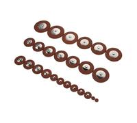 TOYANDONA 25 Piezas Almohadilla De Cuero Para Saxofón Kit Repuesto Almohadillas De Pu Para Saxofón Mantenimiento y Accesorios Completos Uso Prácticas y Conciertos