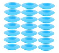 TOYANDONA 25 Piezas Anillos Salpicaduras para Remo de y Kayak Accesorios Resistentes al Desgaste Diseño para Pesca y Turismo Color Azul