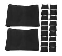 TOYANDONA 25 Piezas Brazaletes Negros Ajustables Elásticos para Luto Brazos Superiores para Servicios Funerarios Eventos Deportivos y Conmemorativos