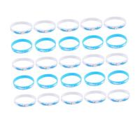 TOYANDONA 25 Piezas Muñequeras De Silicona Pulsera Para Charms Pulsera De Fiesta De Silicona Pulsera De Silicona Pulseras