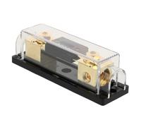 TOYANDONA 250a Portafusibles Automotriz con Indicador y Panel Negativo Caja de Fusibles para Coche Bloque de Fusibles para Vehículos Instalación Sencilla para Proyectos DIY Diseño Reducido
