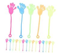 TOYANDONA 28 Piezas Juguetes de Mano Pegajosa para Diversión y Pranks Colores Brillantes Juguetes para Fiestas y Actividades Interactivas Habilidades y Coordinación Familiar