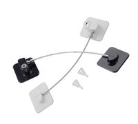 TOYANDONA 2juego Cerradura de Seguridad sin Perforaciones Cerradura Autoadhesiva para Refrigerador Congelador y Armarios para Bebés de Alta Resistencia para Ventanas y Cajones