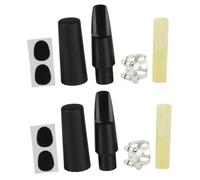 TOYANDONA 2juegos Accesorios Para Saxofón y Flauta Cojines De Boquilla Duraderos y Lengüetas De Repuesto Incluye Para Músicos