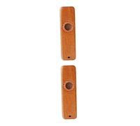 TOYANDONA 2juegos Kazoo De Madera Para Adultos y Instrumento Musical Fácil De Aprender Para Acompañar Guitarra y Ukulele Fiestas y Espectáculos