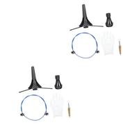 TOYANDONA 2juegos Limpieza Para y Instrumentos De Viento De Cepillos Flexibles Soporte y Accesorios Para De y Corno Francés