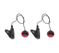 TOYANDONA 2juegos Transductores Para Guitarra Ukelele Mandolina Banjo Piezoeléctricos Sonido Diseño Sin Perforar