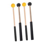 TOYANDONA 2pares of Tongue Drum Mallets with Handles Percussion Instrument Accessories for Marimba and Xylophone Lightweight and Design