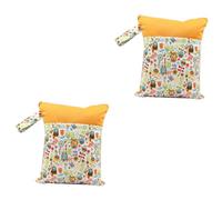 TOYANDONA 2piezas Bolsa para De Diseño con Doble Compartimento y Asa para Colgar para Guardería y Viajes