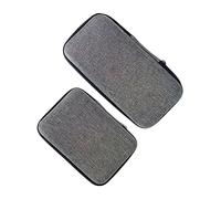 TOYANDONA 2piezas Bolsa para Guardar Auriculares Estuches Organizadores para Micrófono Estuches Portátiles para Productos Digitales Organizador De Cables De Cargador para Viajes y Organizaci
