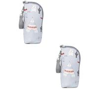 TOYANDONA 2piezas Bolsa Térmica Aislante para Biberones Portátil y Resistente para Bebés Salidas Al Aire