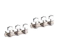 TOYANDONA 2piezas Clavijero De Guitarra Acústica De Cuerdas a Botón Cuadrado De Metal Afinador De Guitarra Clásica Clavijas De Afinación De Metal Para Mejorar La Estética De Tu