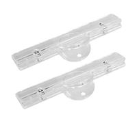 TOYANDONA 2Piezas Clips de Partituras de Acrílico Transparente para Soporte de Sostenedor de Páginas de Lectura para Músicos y Sujetapáginas y Portátil