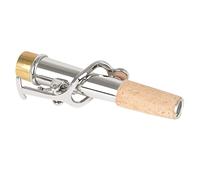 TOYANDONA 2piezas Cuellos De Saxofón Vintage Cuello Recto y Curvado De Corcho Para Mejora De Resonancia y Tono Accesorios Profesionales Para Saxofonistas