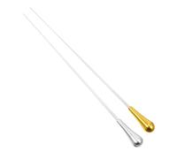 TOYANDONA 2piezas De Conductor Musical Para Espectáculos Dorado Plateado Ligero y Resistente La Fricción Para Orquestas y Teatro