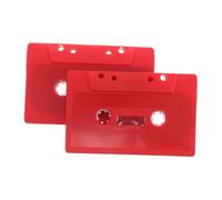 TOYANDONA 2piezas Decoración De Cintas De Casete Casetes De Audio Vacíos Retro Para Fiestas y Regalos