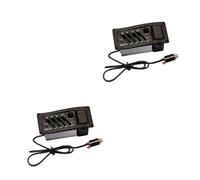 TOYANDONA 2piezas Ecualizador Bandas Pickup Para Guitarra Acústica Sistema Eq Control De Volumen Accesorio Esencial Para Amplificar Sonido Incluye Cable De Conexión