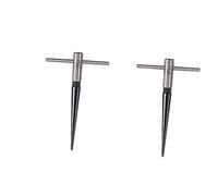 TOYANDONA 2piezas Escariador De Chaflanes De Herramienta De Corte Para Luthiers Reamer Flautas Mango t Para Orificios y Avellanados