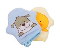 TOYANDONA 2piezas Esponja De Baño Para Suave De Guante Exfoliante Para Ducha Cepillo Corporal Práctico De Limpieza Profunda Baño