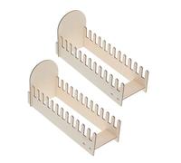 TOYANDONA 2piezas Expositor De Tarjetas De Felicitación Vintage De Madera Soporte para Postales y Fotos Organizador para Decoración del Hogar y Fiestas