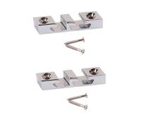 TOYANDONA 2piezas Guía De Cuerdas De Zinc Aleación Para Guitarra Cuerdas Rodillo Acabado Cromado