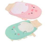 TOYANDONA 2piezas Herramienta Para Fregar El Baño Guante Exfoliante Cuerpo De Esponja Vegetal Ducha Exfoliante Corporal Suave Para Hombres y Mujeres