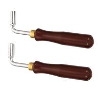 TOYANDONA 2piezas Llave de Afinación para Dulcémele Herramienta para Afinar Dulcémeles Accesorios para Llave para Afinar Uso Talleres de Música